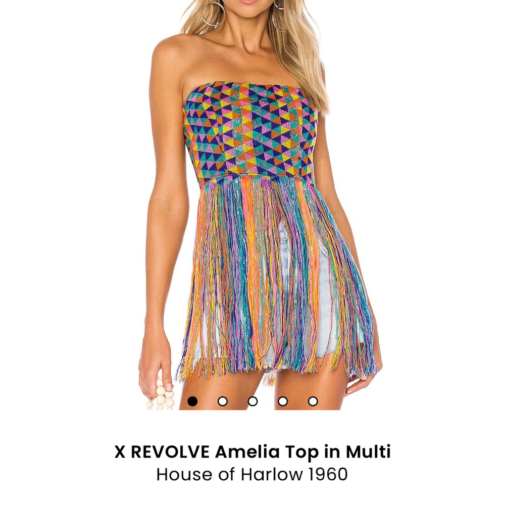 House of Harlow Amelia top in multi